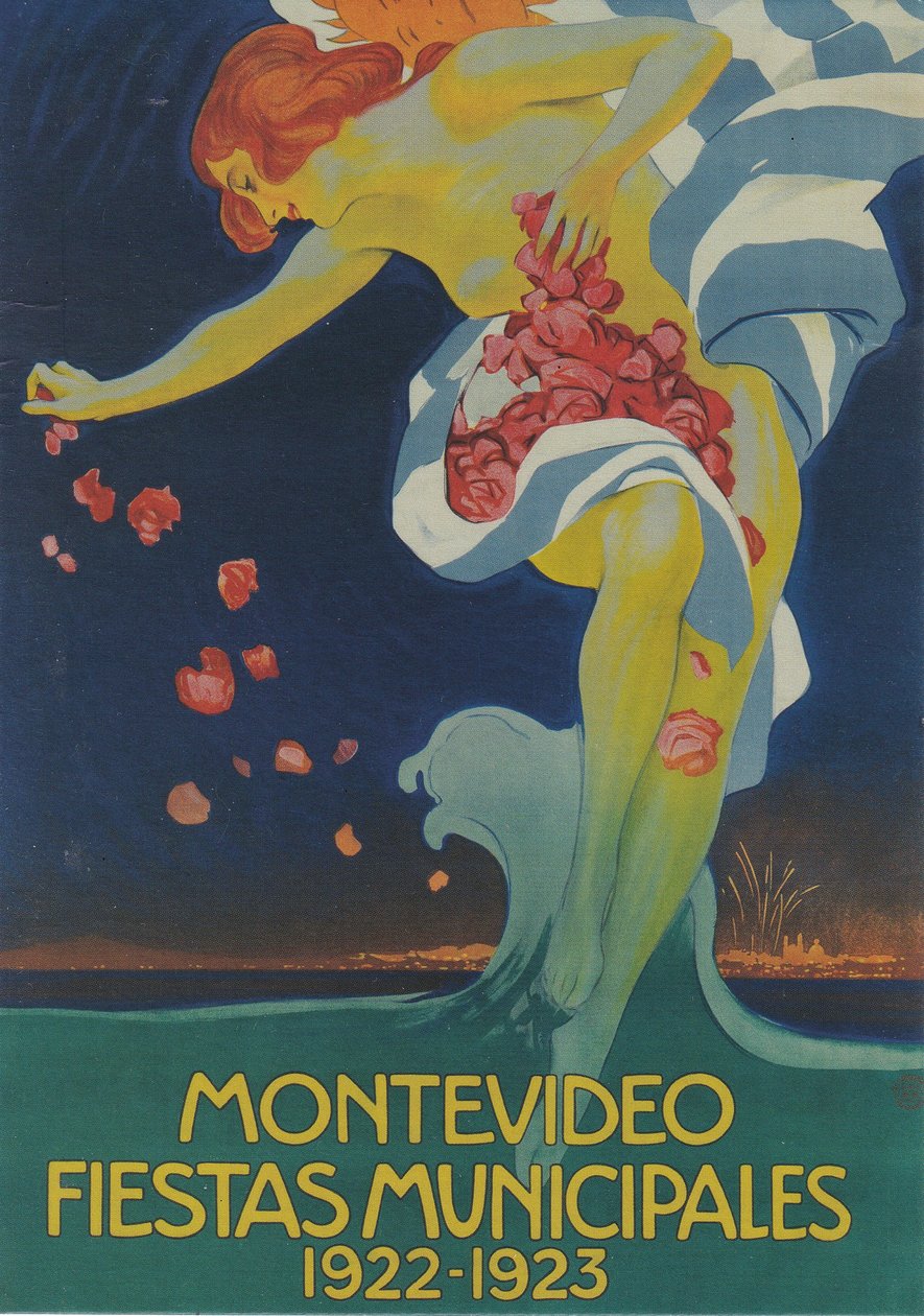 Montevideon kunnalliset festivaalit, 1922. tekijältä Leopoldo Metlicovitz