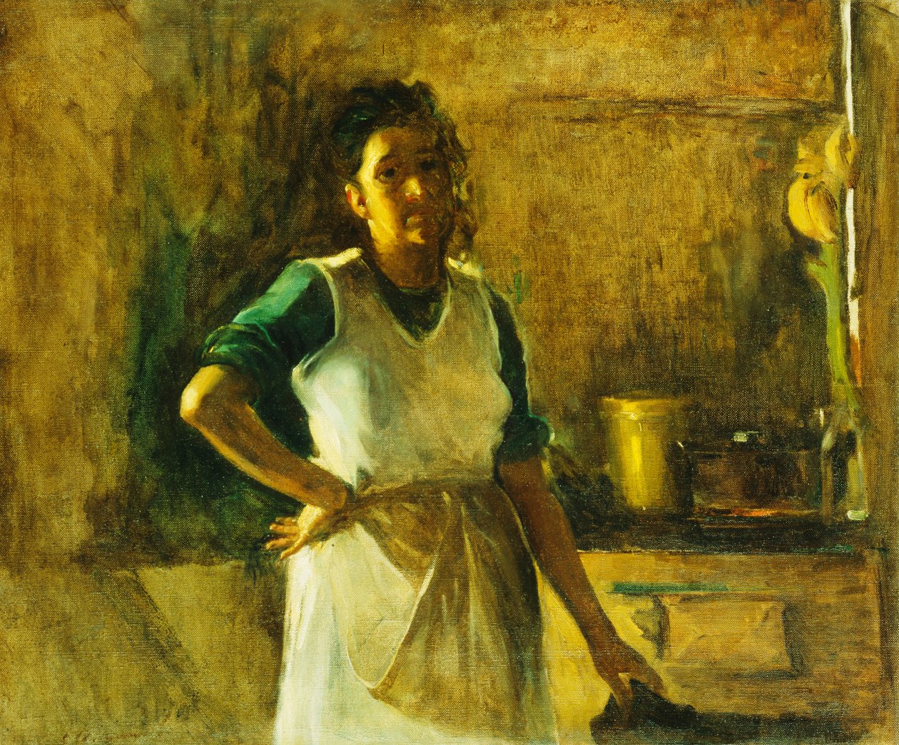 Cook (öljy kankaalle) tekijältä Leopoldo Romañach