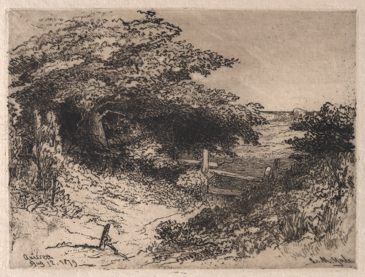 Quissett, Barnstable County, Massachusetts, 1879. tekijältä Leroy Milton Yale