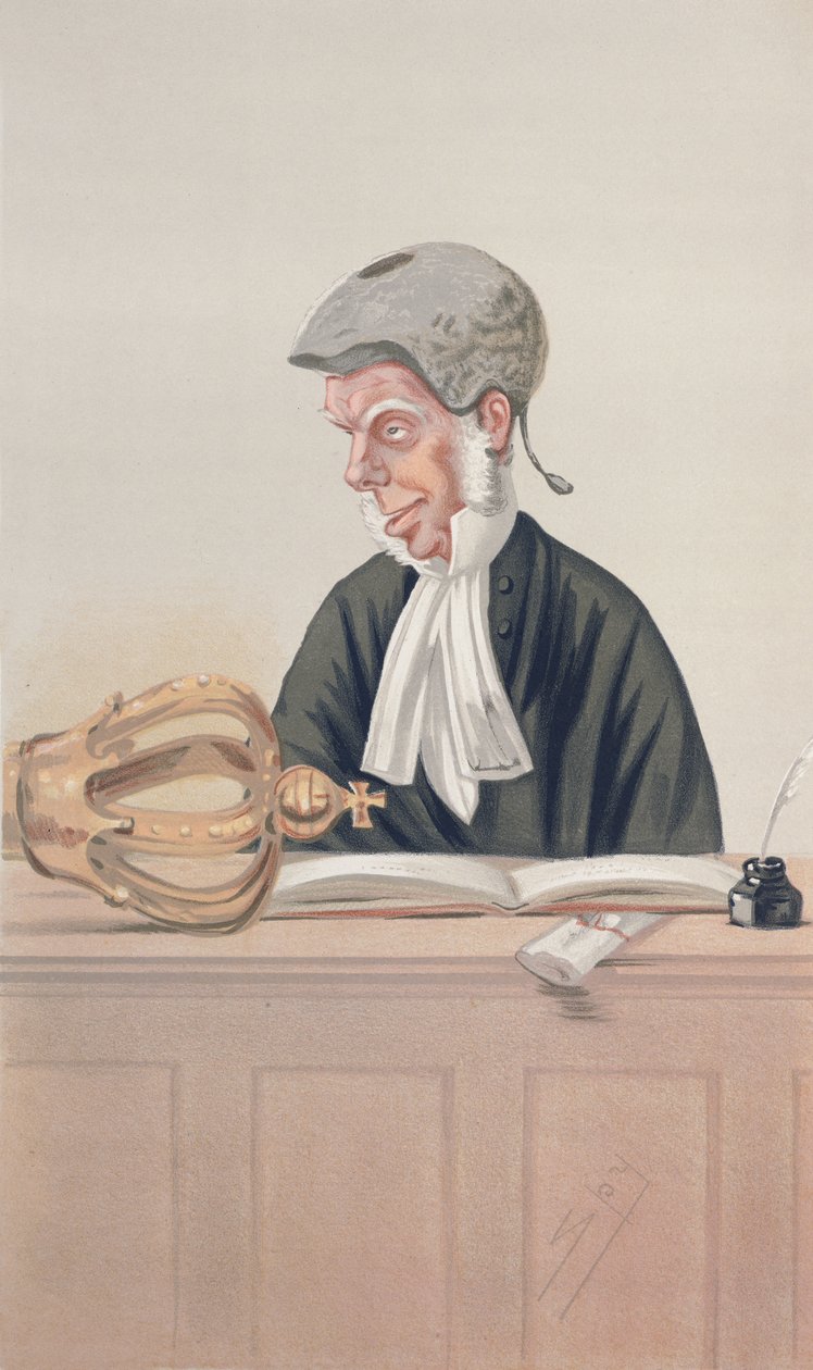 Vetoomus, "Vanity Fair", 30. joulukuuta 1876 tekijältä Leslie Matthew Ward