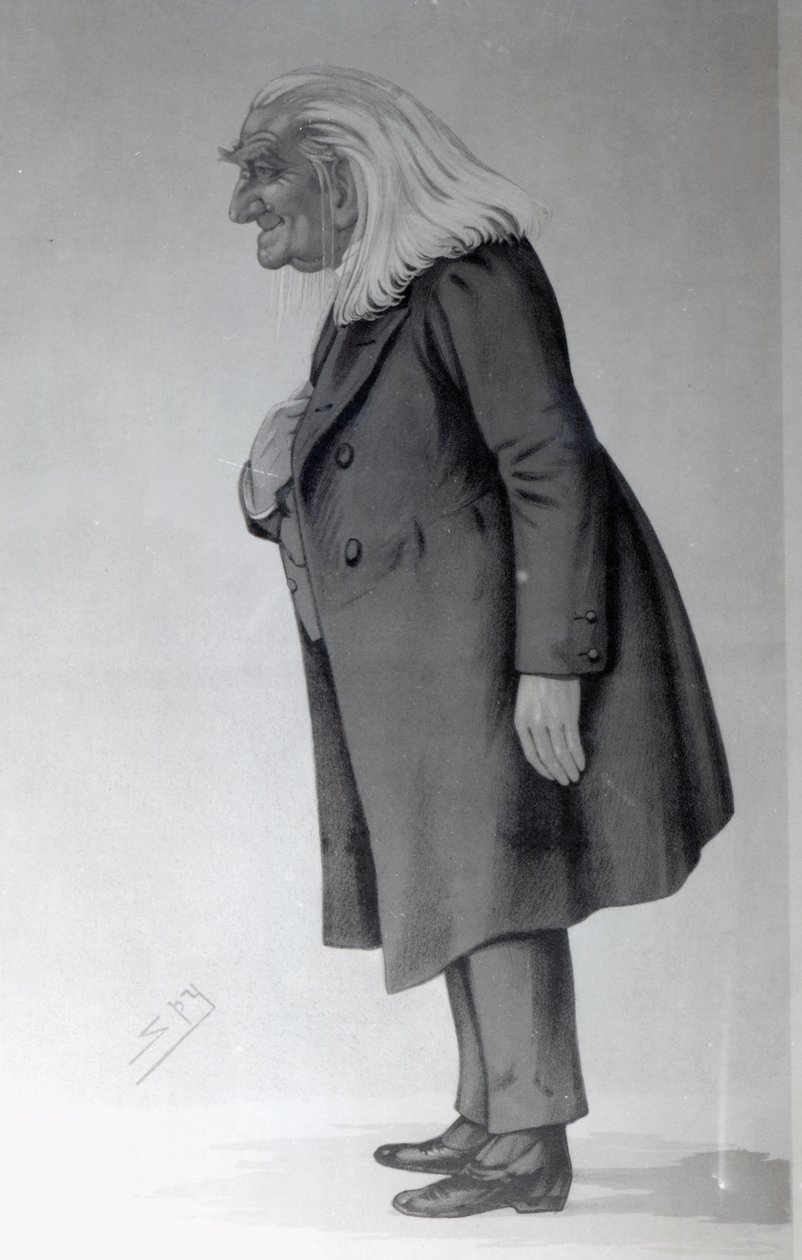 Franz Liszt, kuvitus "Vanity Fairista", 15. toukokuuta 1886 tekijältä Leslie Matthew Ward
