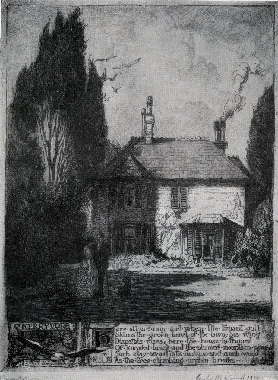"Skerryvore", Bournemouth, Dorset, Englanti, 1912 tekijältä Leslie Matthew Ward