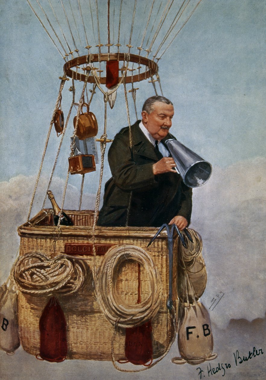 Frank Hedges Butler, "Spy" -sarjakuva "Vanity Fairista", pub. 1907 tekijältä Leslie Matthew Ward