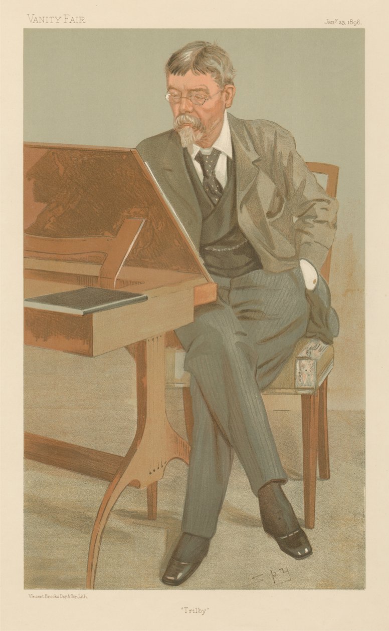 Trilby, George Louis Palmella Du Maurier (Vanity Fair -sarja) tekijältä Leslie Matthew Spy Ward