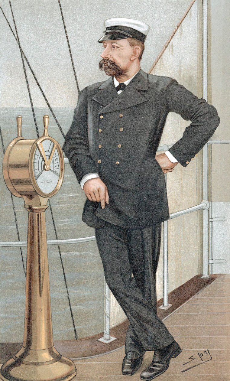 Albert I, Monacon prinssi 1848-1922, amatöörimeritutkija, 1900 tekijältä Leslie Matthew Ward