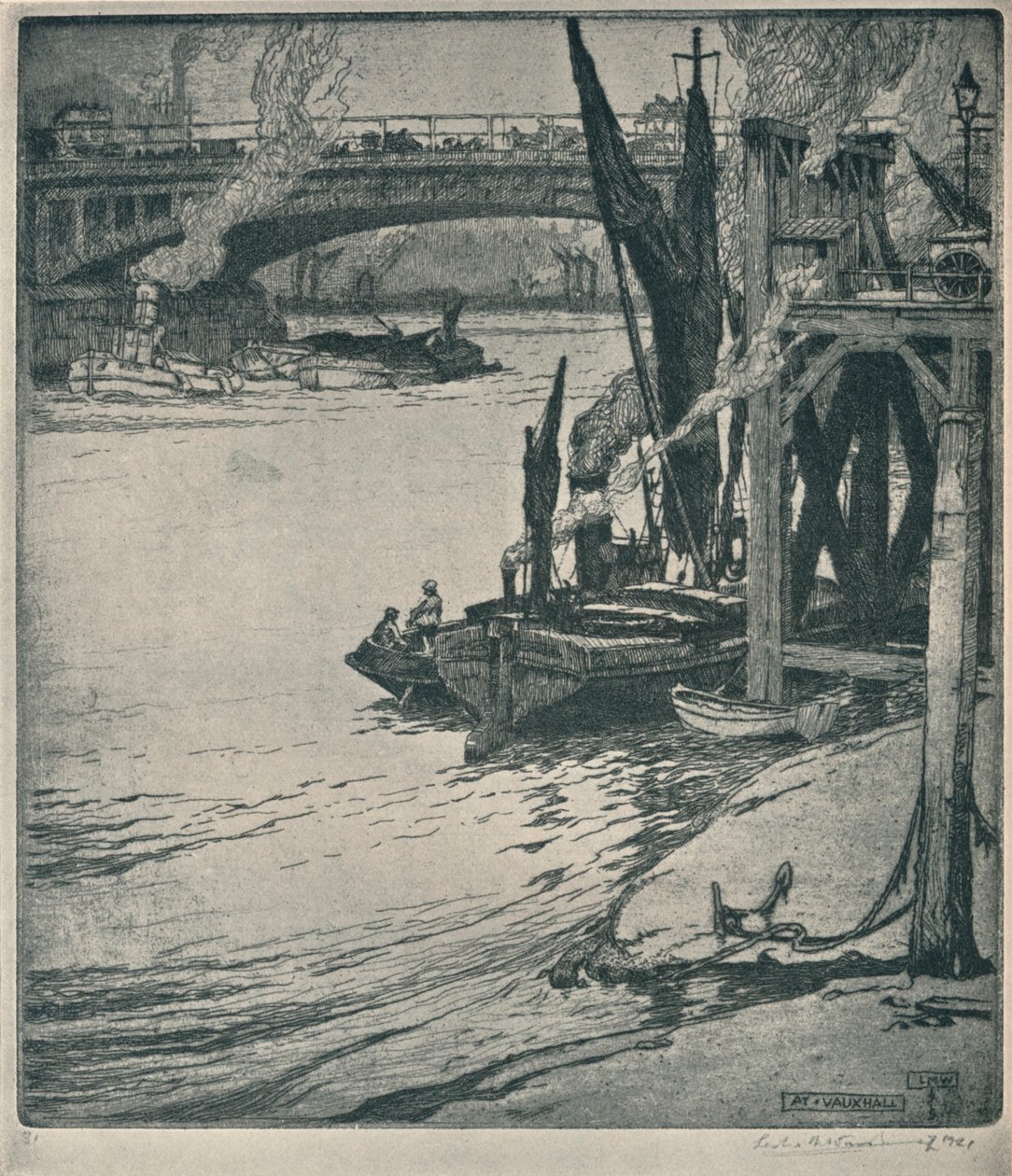 Vauxhallissa, 1925 tekijältä Leslie Matthew Ward