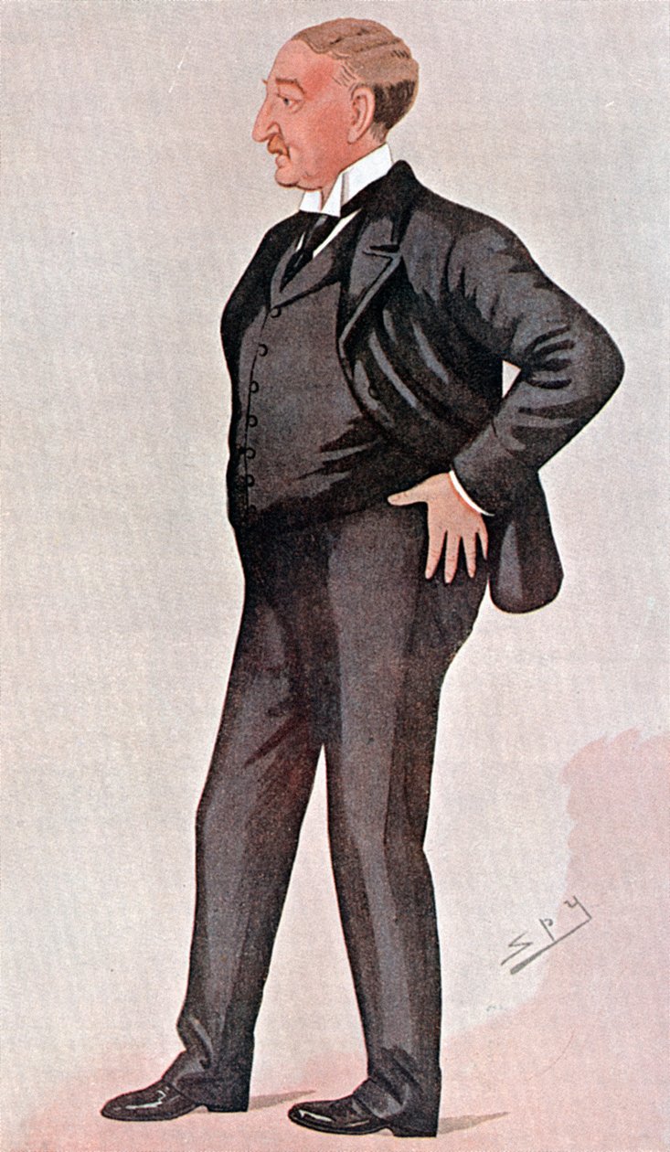 Cecil Rhodes, brittiläinen eteläafrikkalainen, rahoittaja, valtiomies ja imperiumin rakentaja, 1891 tekijältä Leslie Matthew Ward