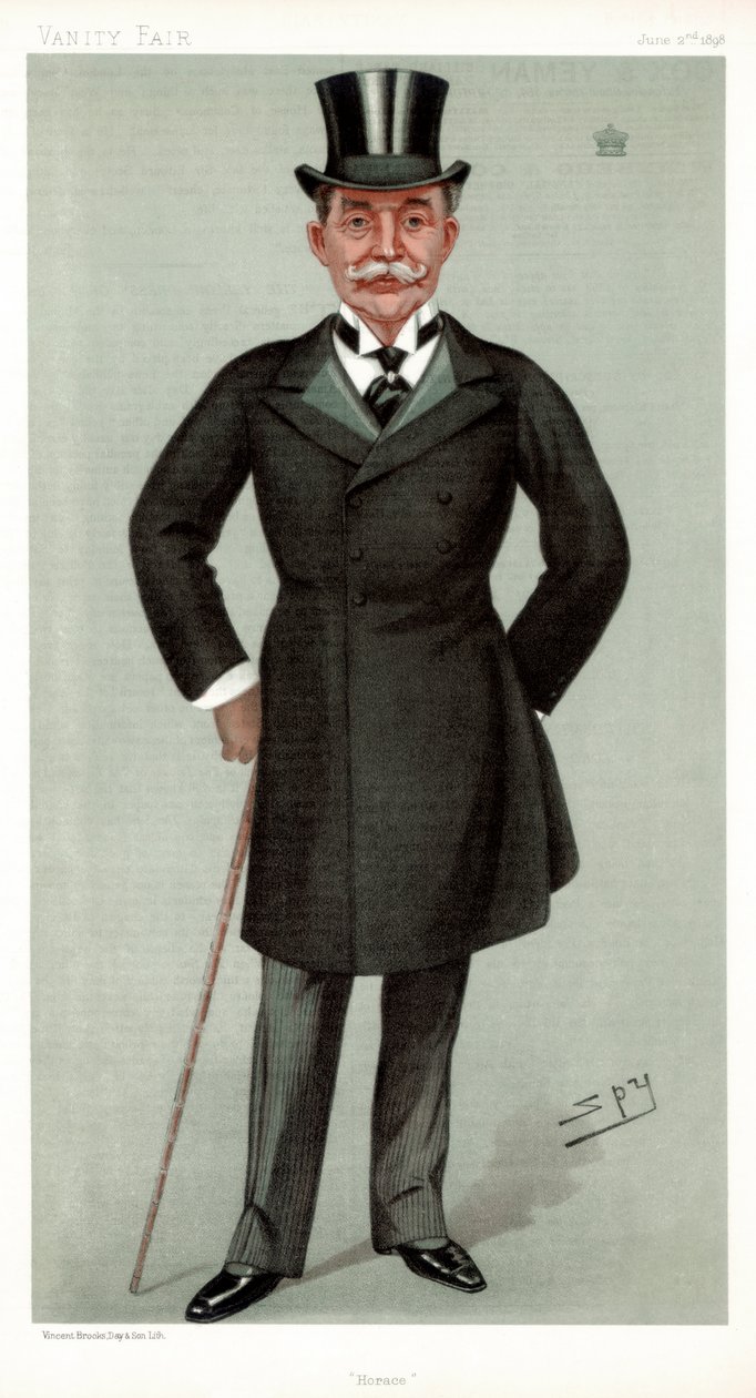 Horace, Lord Farquhar, brittiläinen rahoittaja ja poliitikko, 1898. tekijältä Leslie Matthew Ward