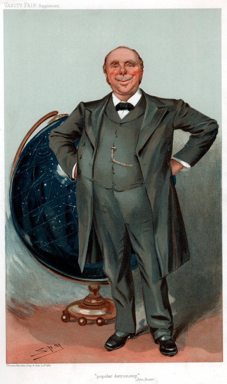 Robert Stawell Ball, brittiläinen tähtitieteilijä, matemaatikko, luennoitsija ja tieteen popularisoija, 1905 tekijältä Leslie Matthew Ward