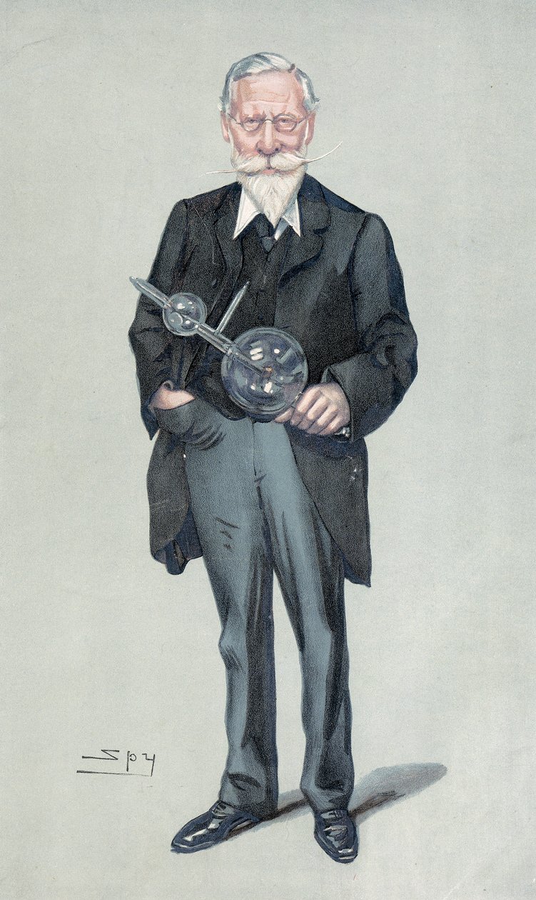 Sir William Crookes, englantilainen fyysikko ja kemisti, 1900-luku tekijältä Leslie Matthew Ward