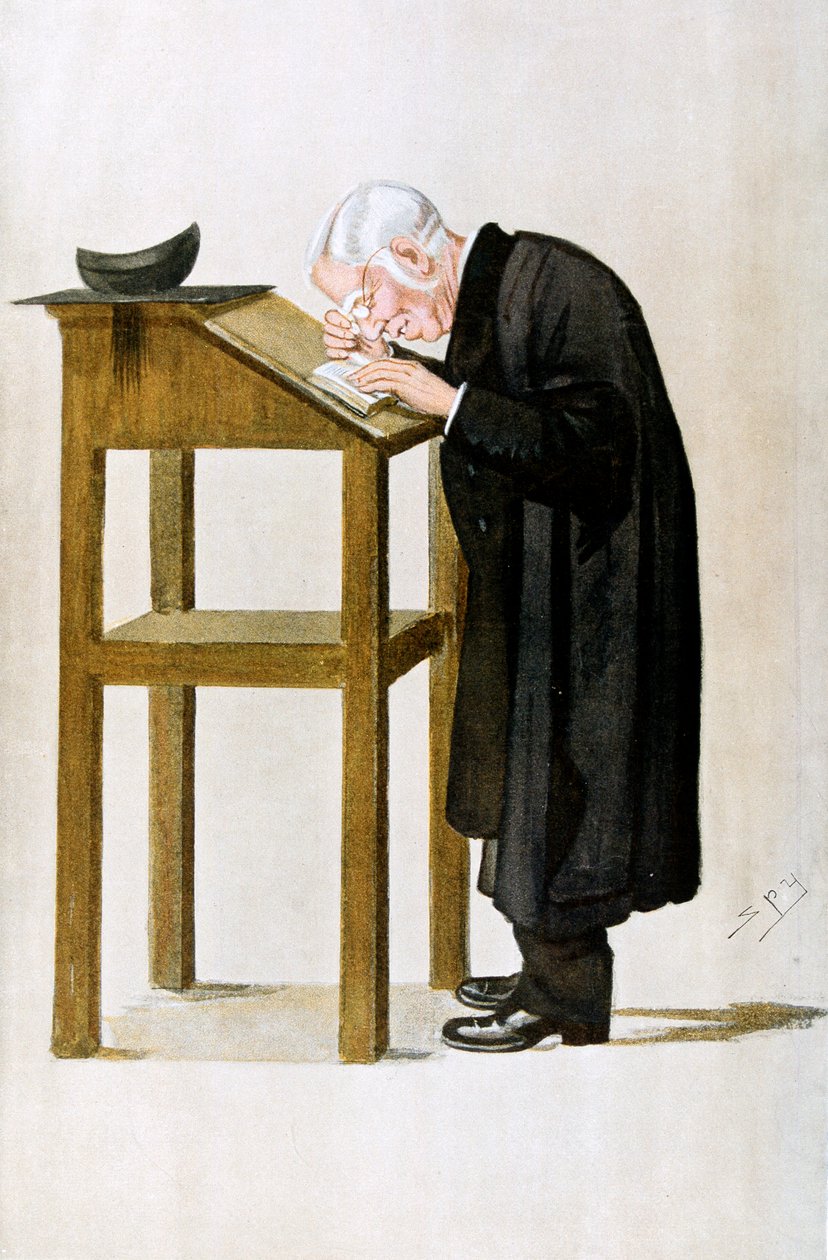 William Archibald Spooner, brittiläinen pappi ja kasvatustieteilijä, 1898 tekijältä Leslie Matthew Ward