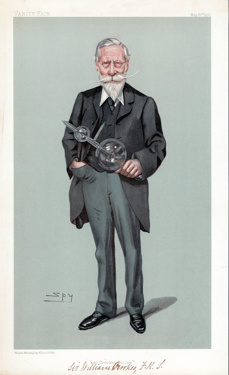 William Crookes, brittiläinen fyysikko ja kemisti, 1903 tekijältä Leslie Matthew Ward