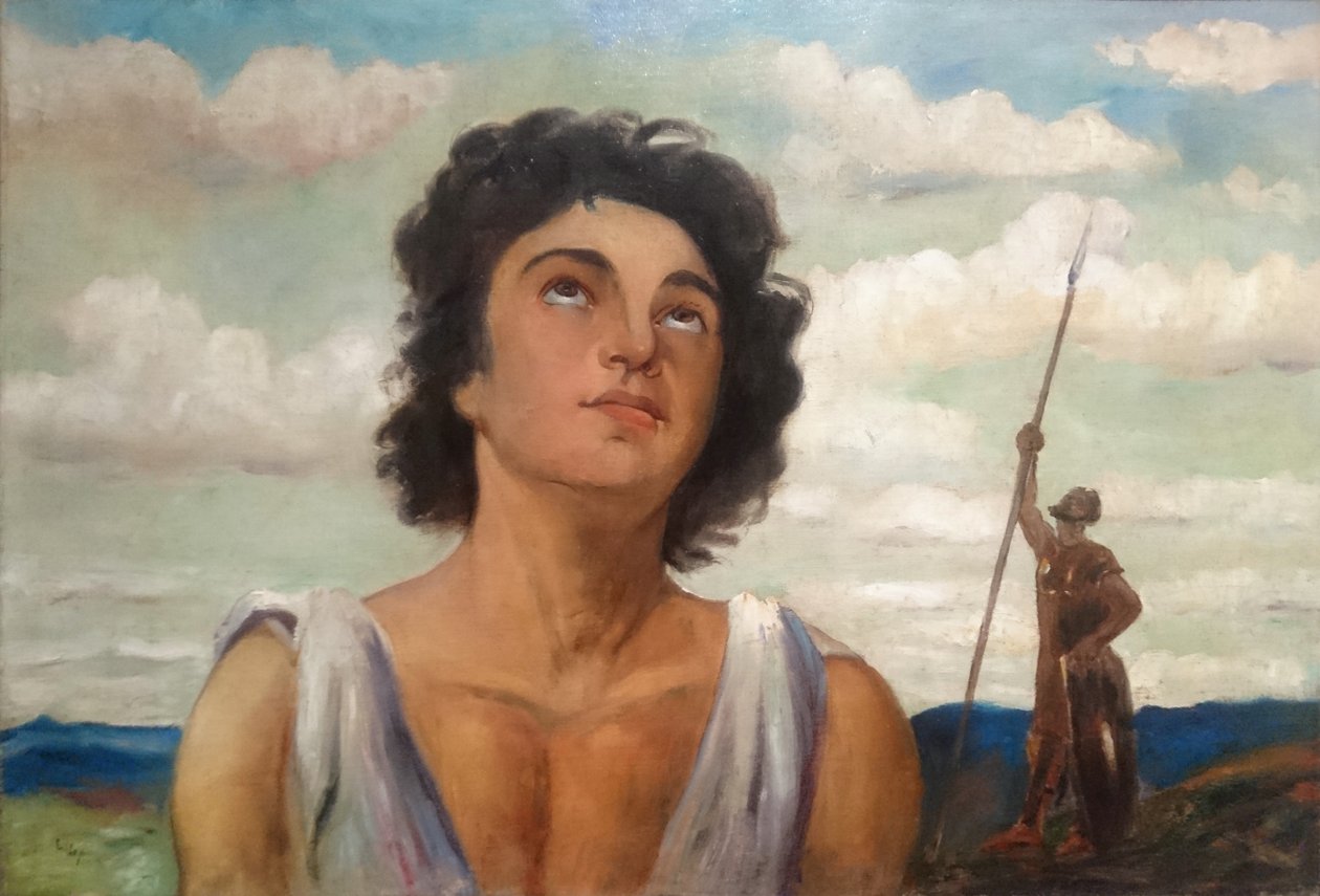 David rukoilemassa tekijältä Lesser Ury