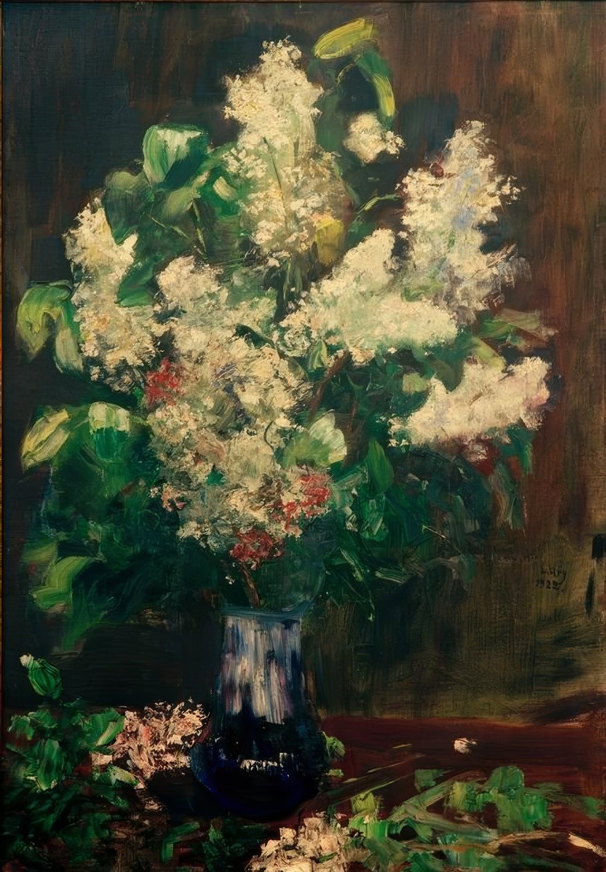 Fliederstrauß tekijältä Lesser Ury