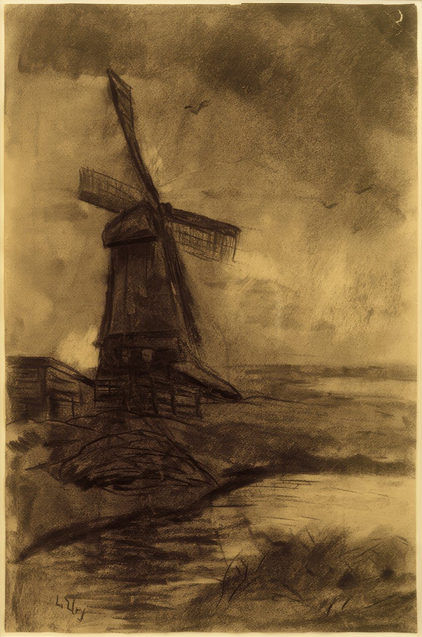 Windmühle tekijältä Lesser Ury