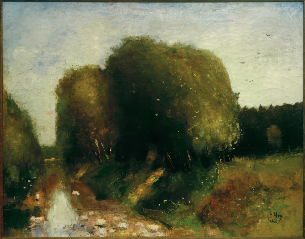 Flusslandschaft tekijältä Lesser Ury