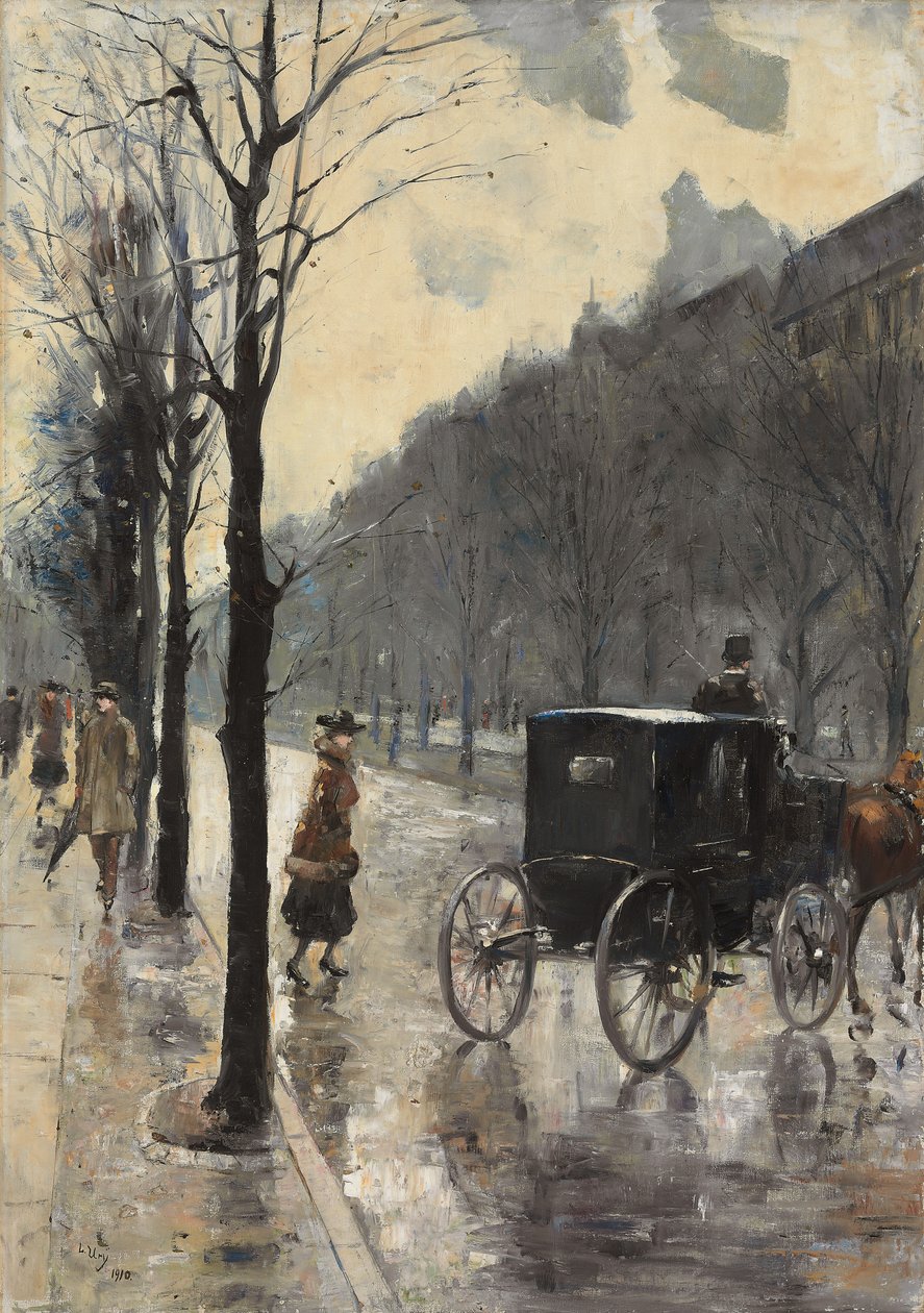 Kurfurstendamm Boulevard, 1910 tekijältä Lesser Ury
