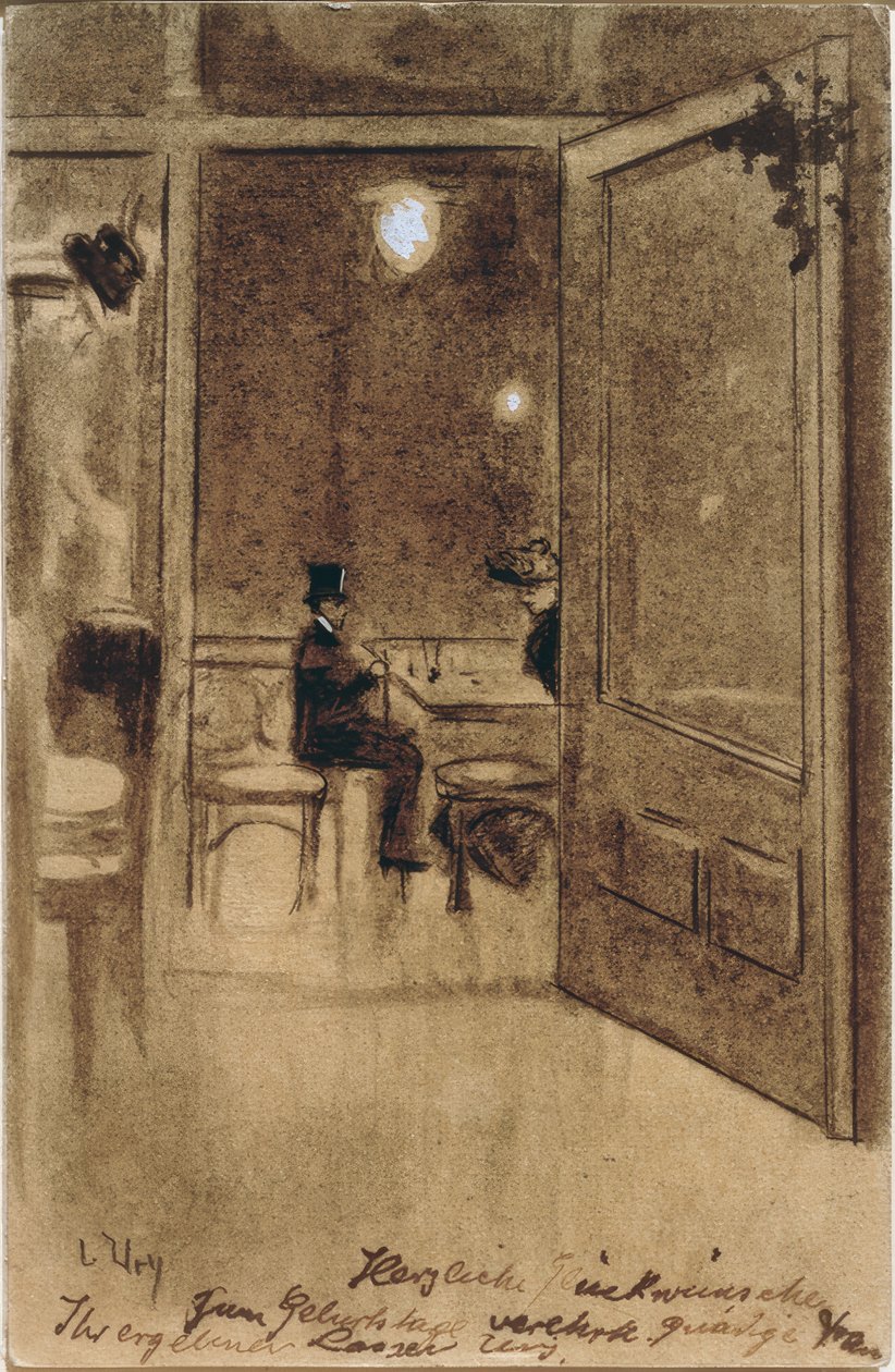 Café Bauer -huone tekijältä Lesser Ury