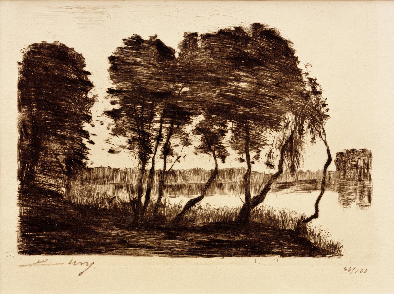 Schlachtensee I tekijältä Lesser Ury