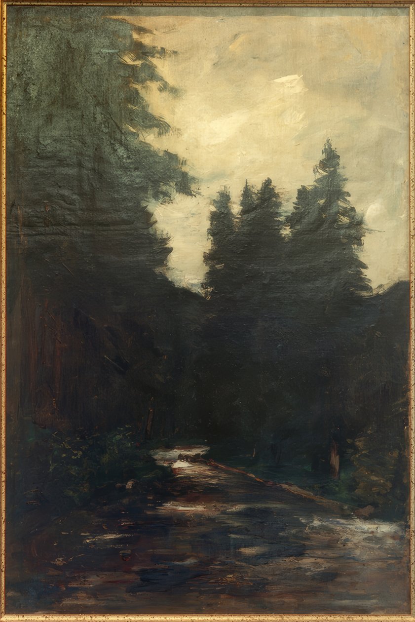 Thüringische Landschaft tekijältä Lesser Ury