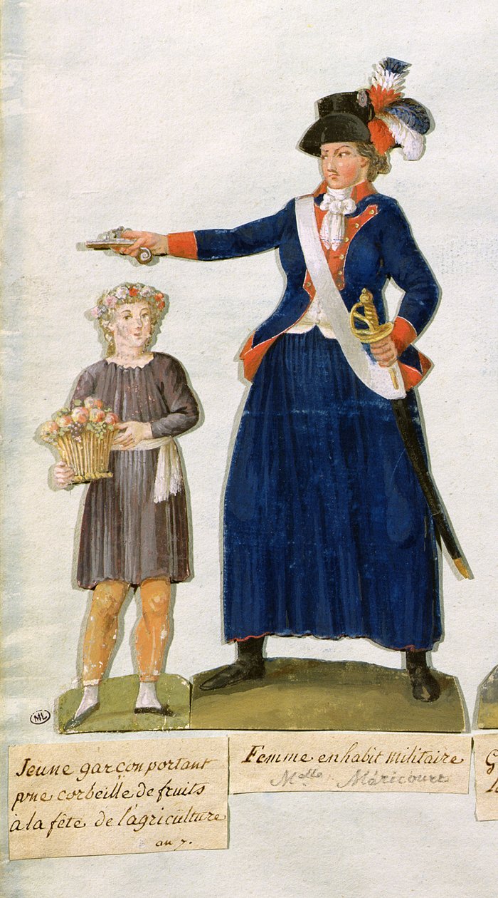 Theroigne de Mericourt (1762-1817) (247710:n yksityiskohta) tekijältä Lesueur Brothers
