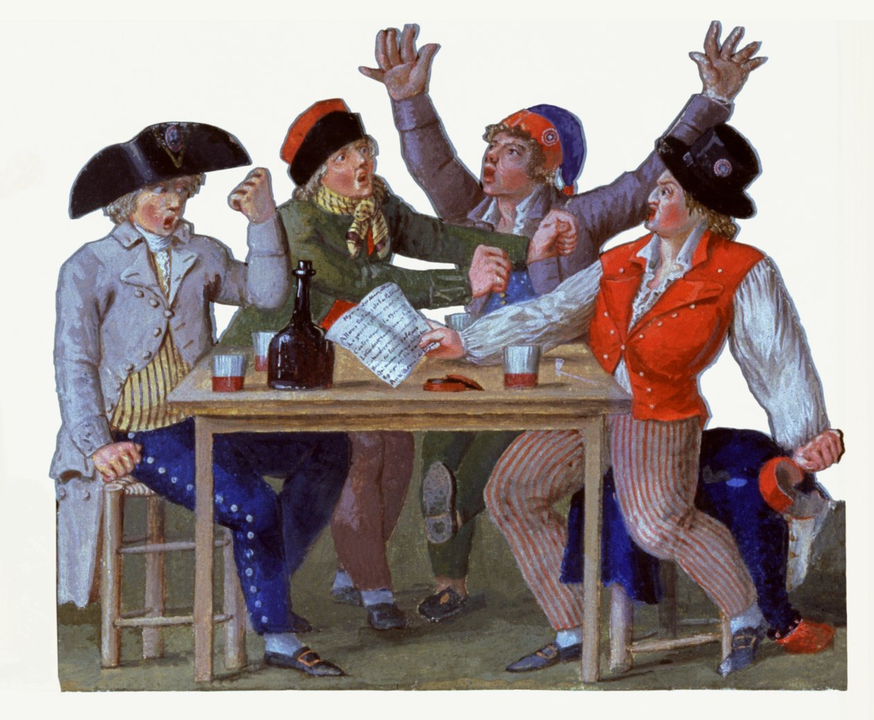 Marseillaise. 1700-luku (guassi) tekijältä Lesueur Brothers