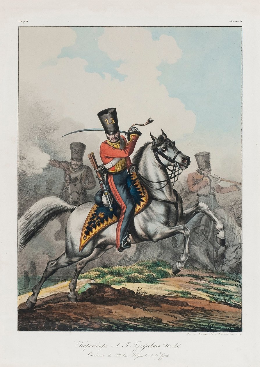 Husaarirykmentin karabiiniri, 1830-luku tekijältä Lev Alexandrovich Belousov