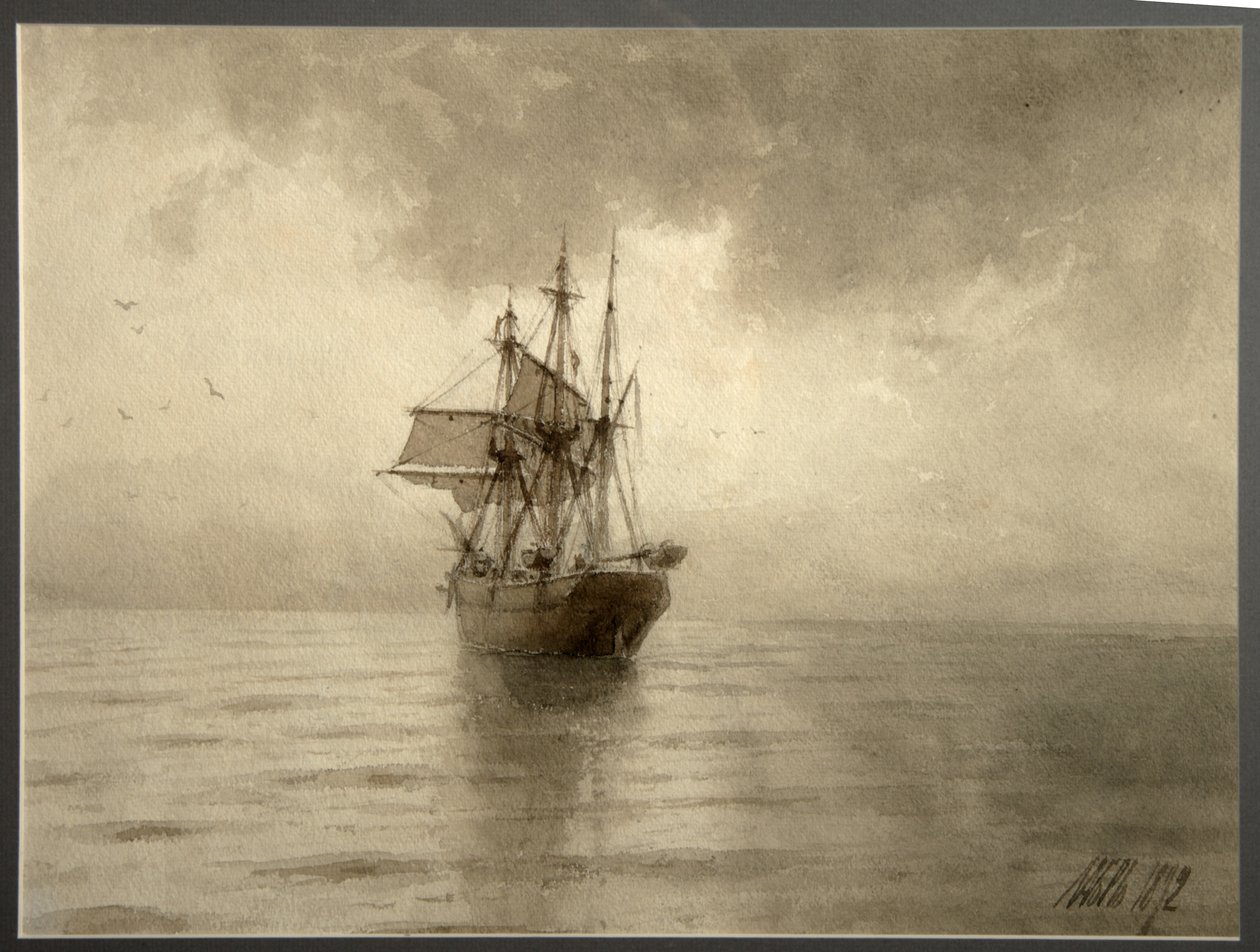 Purjelaiva, 1892 tekijältä Lev Felixovich Lagorio