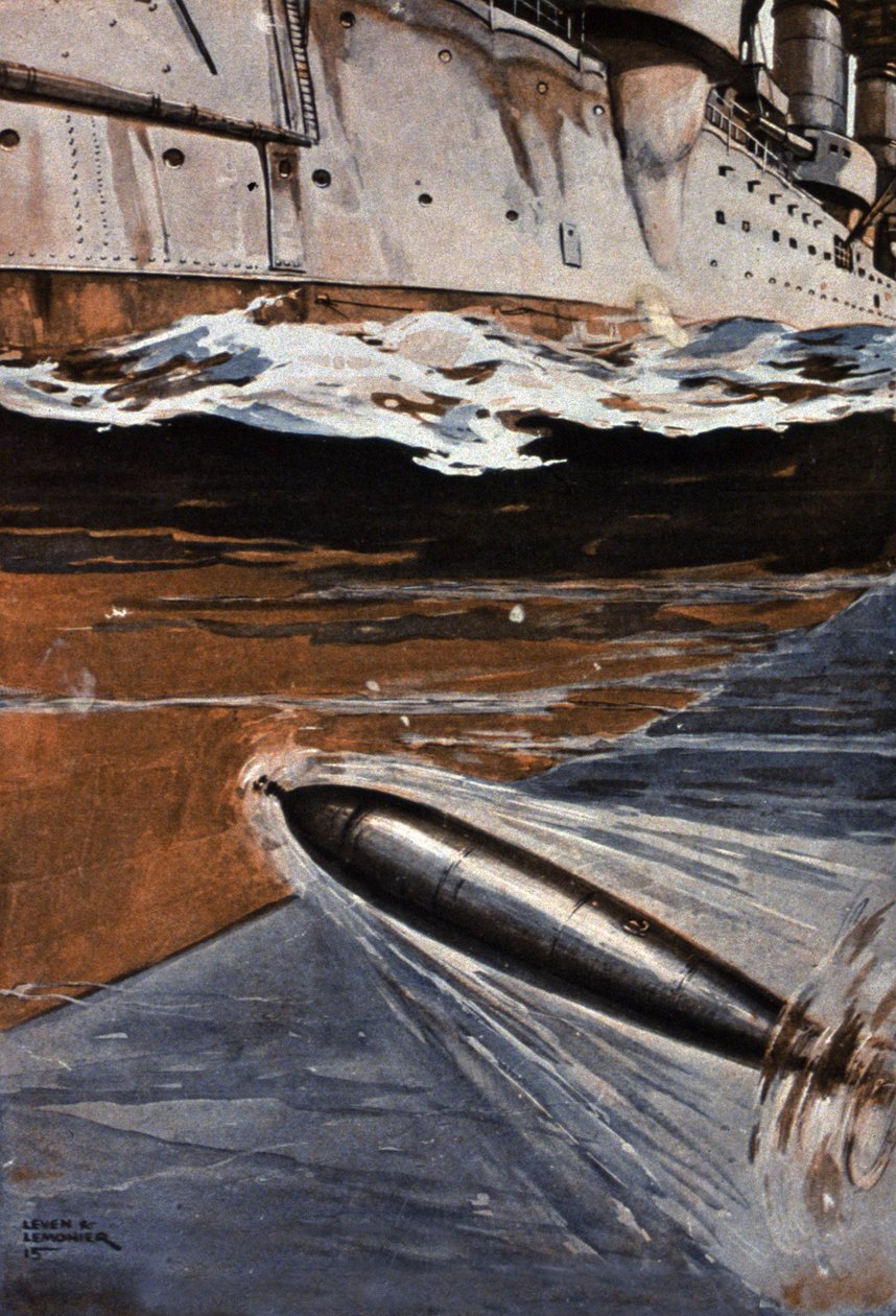 ENSIMMÄINEN MAAILMANSOTA: Torpedo tekijältä Leven & Lemonier