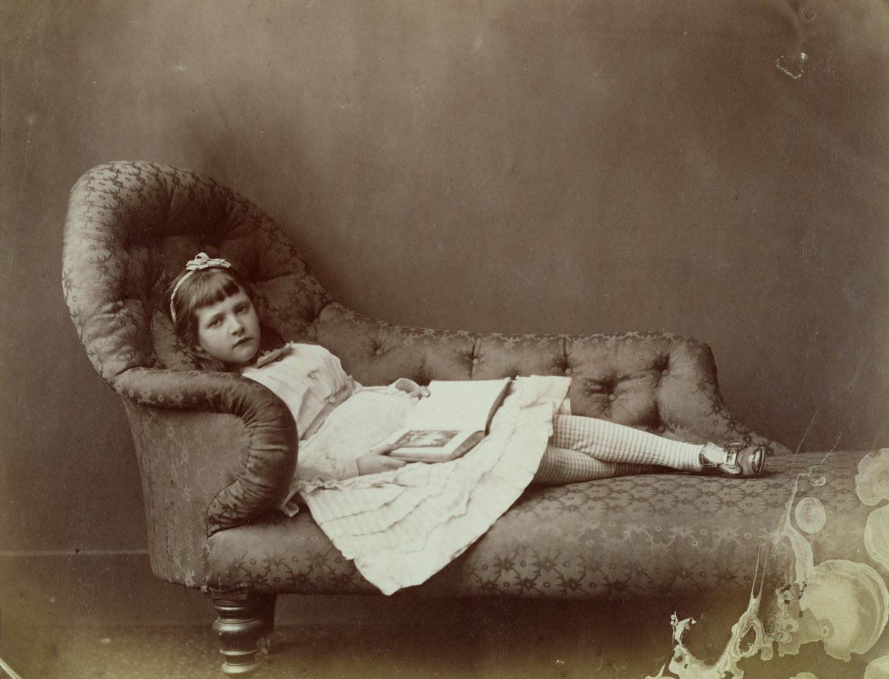 Xie Kitchinin muotokuva (albumiprintti) tekijältä Lewis Carroll