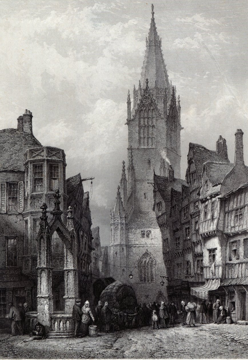 Reutlingen, kaiverrus J.J. Crew, painanut Cassell und Company Ltd. tekijältä Lewis John Wood