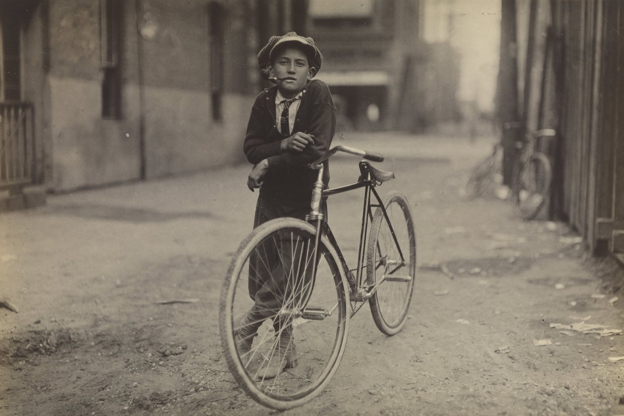 (Messenger Boy for Mackay Telegraph Company, Waco, Texas) tekijältä Lewis Wickes Hine
