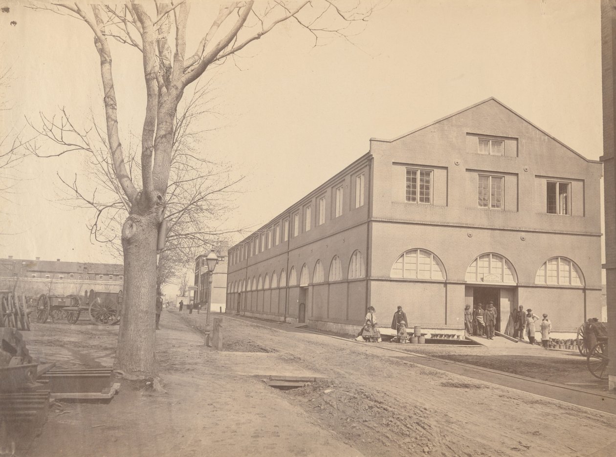 Työpajoja Washington Arsenalissa, 1858-1859 (kuva) tekijältä Lewis Emory Walker