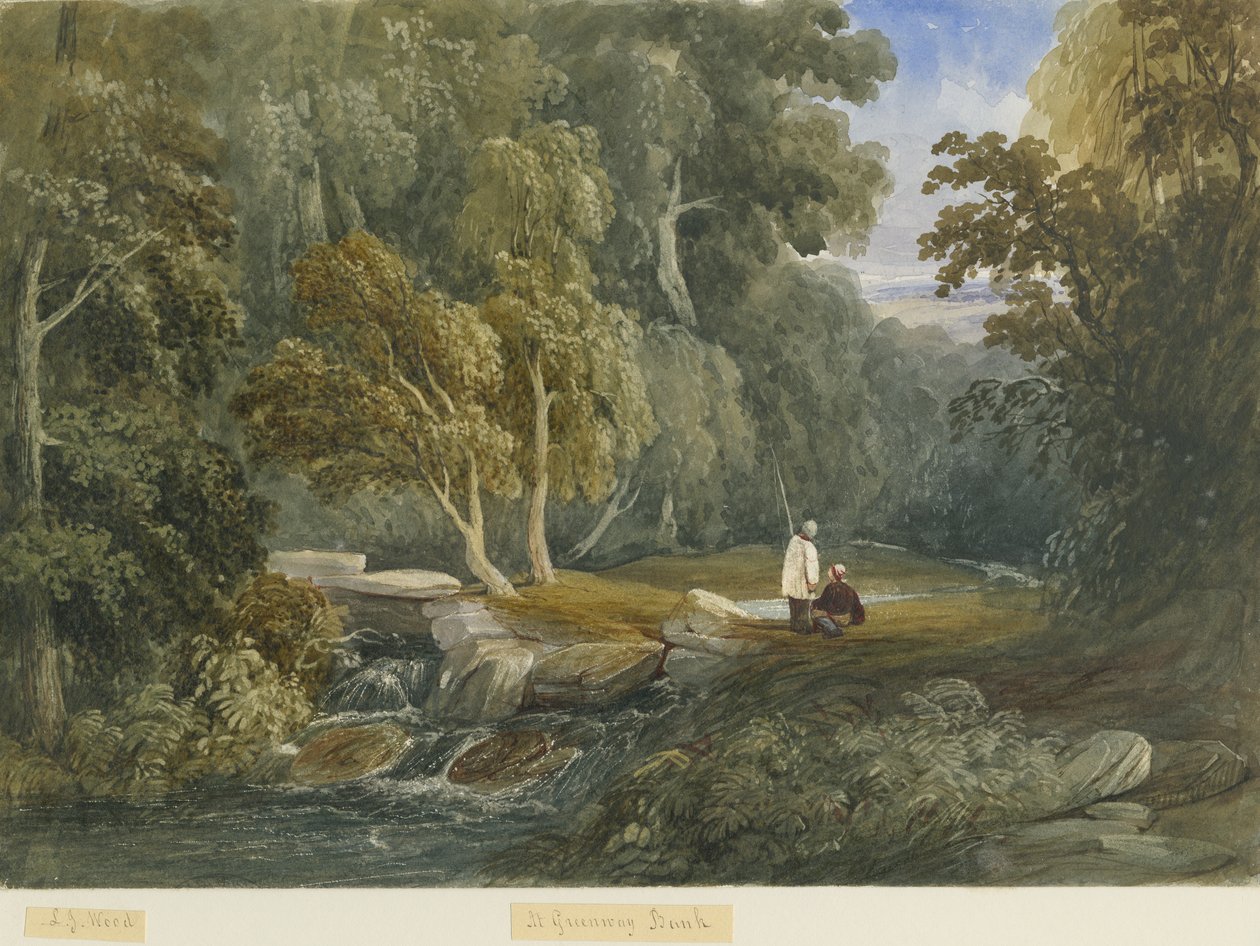 Greenway Bank: akvarellimaalaus ja [c 1830-1840] tekijältä Lewis John Wood