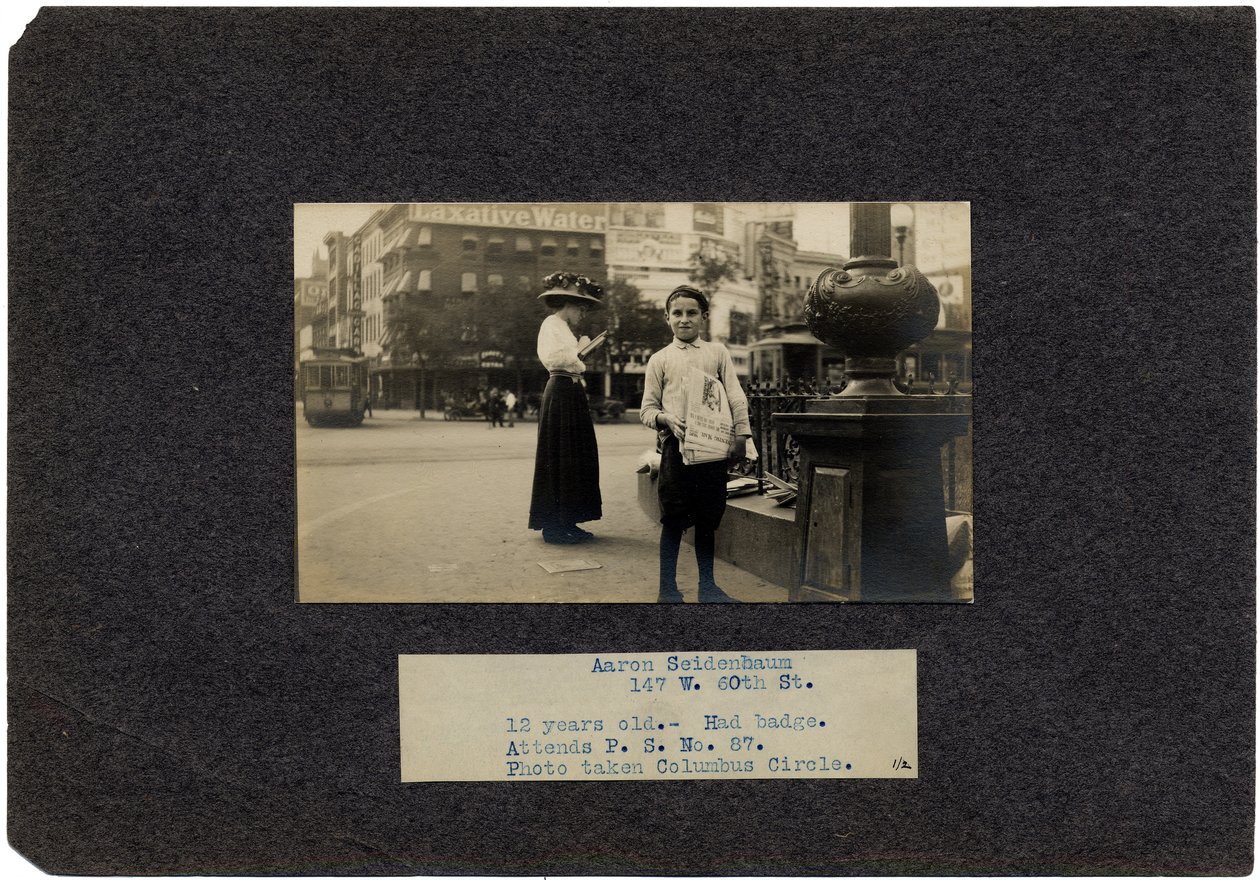 Aaron Seidenbaum, 147 West 60th Street, New York, New York City tekijältä Lewis Wickes Hine