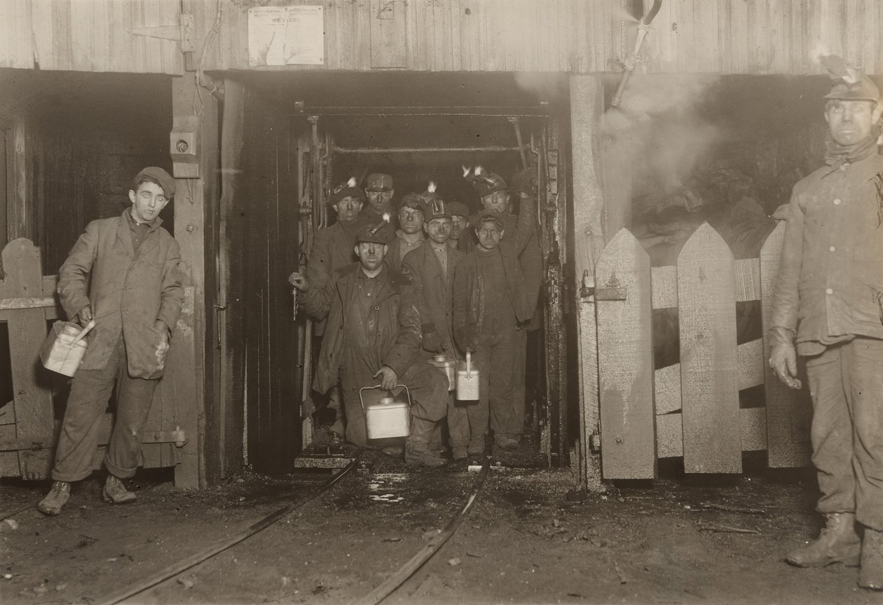 Päivän päättyessä, Pennsylvania tekijältä Lewis Wickes Hine