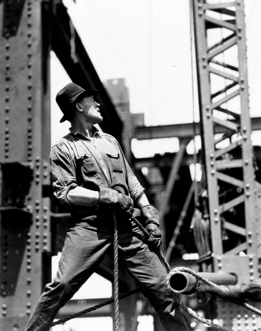 Derrick-mies, Empire State Building, 1930-31 tekijältä Lewis Wickes Hine