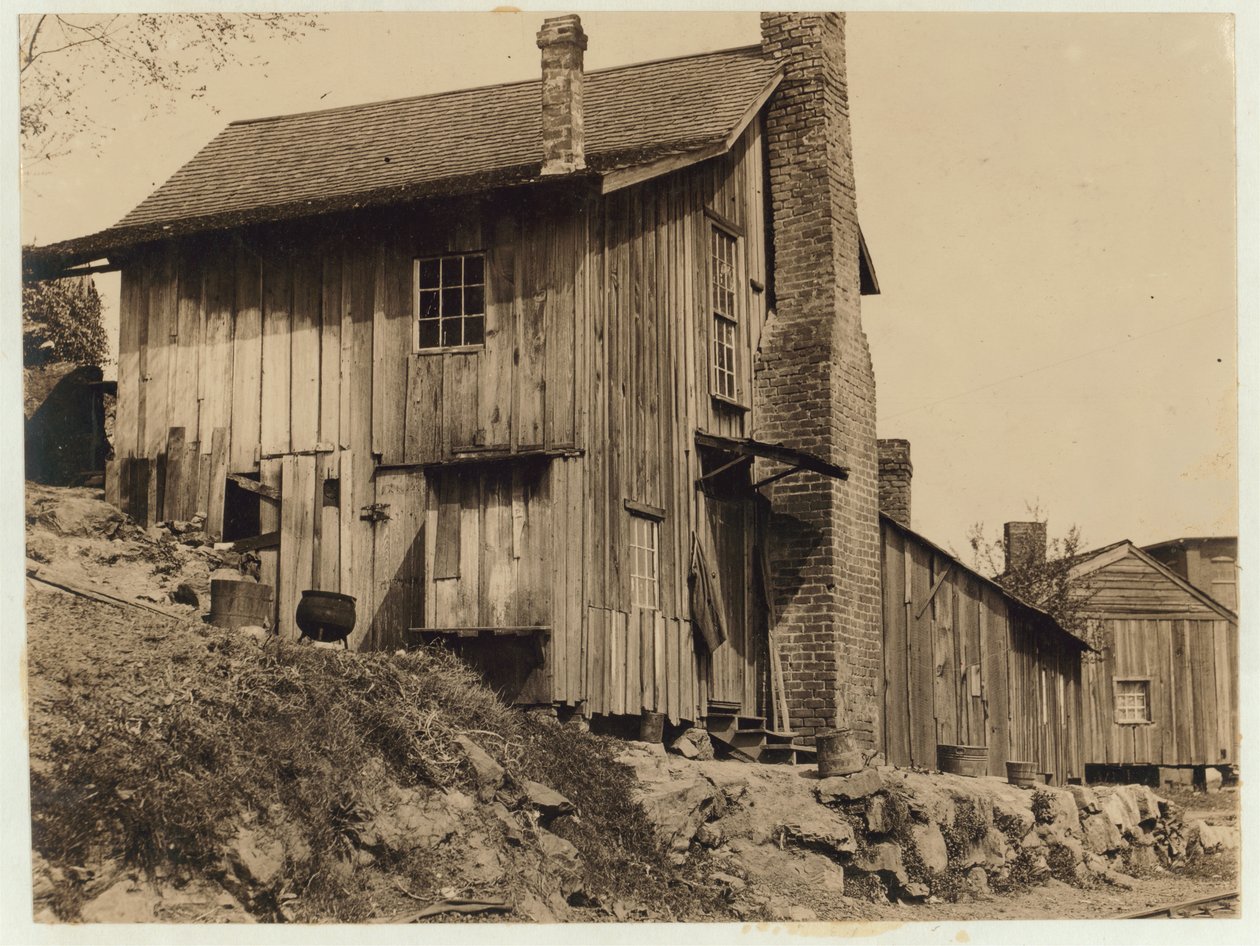 Asunnot työntekijöille Rooman sukkatehtaan Georgiassa, 1913 tekijältä Lewis Wickes Hine