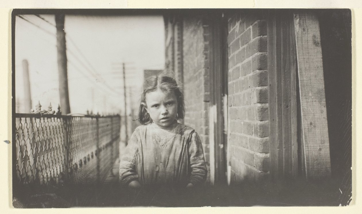 Lilie Stainers, 7 vuotta. Atlanta, Georgia tekijältä Lewis Wickes Hine