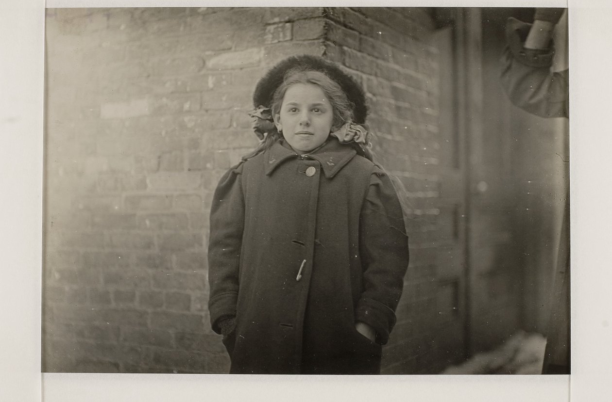 Mary Horn, Hartford, Connecticut, maaliskuu 1909 tekijältä Lewis Wickes Hine