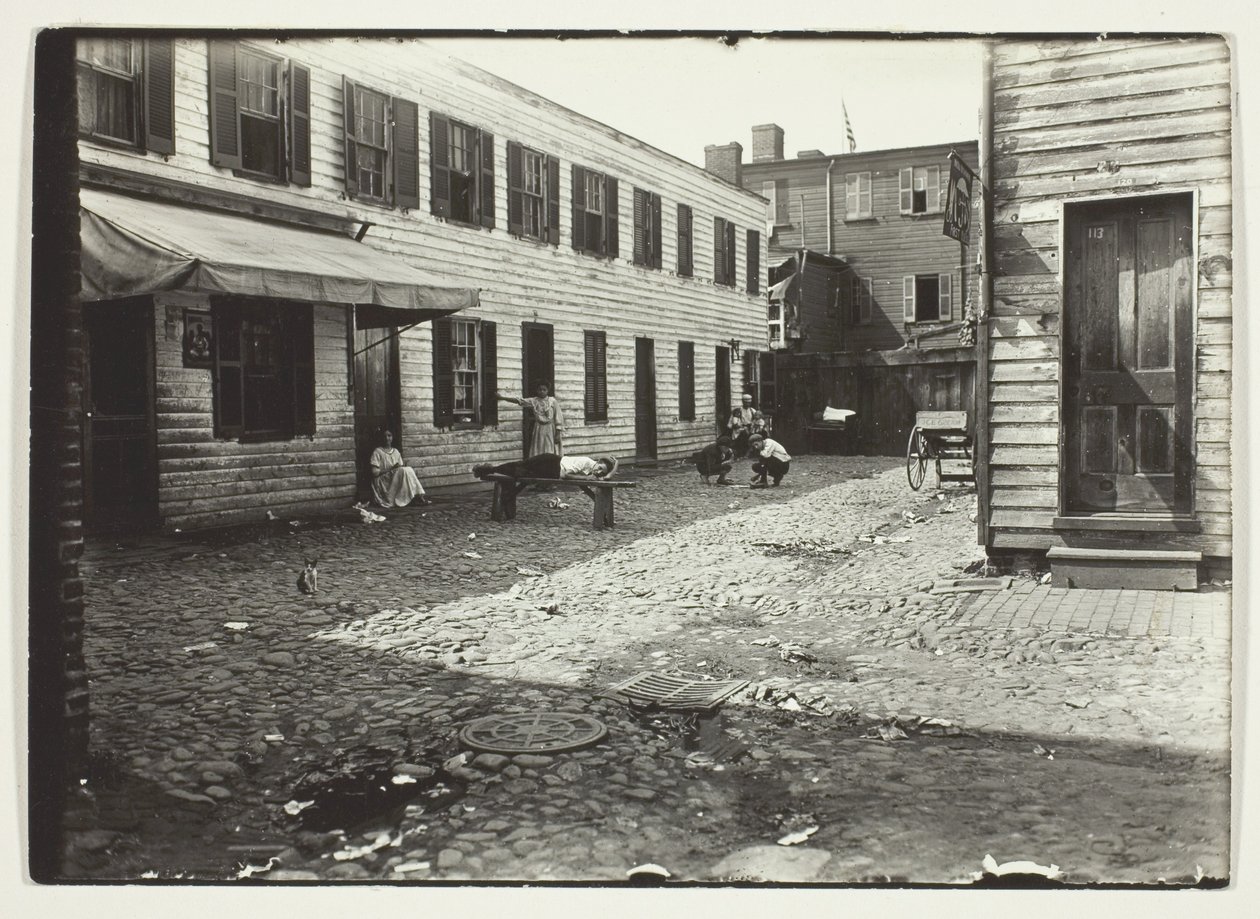 Negro Alley Housing Whites, Washington, D.C. tekijältä Lewis Wickes Hine