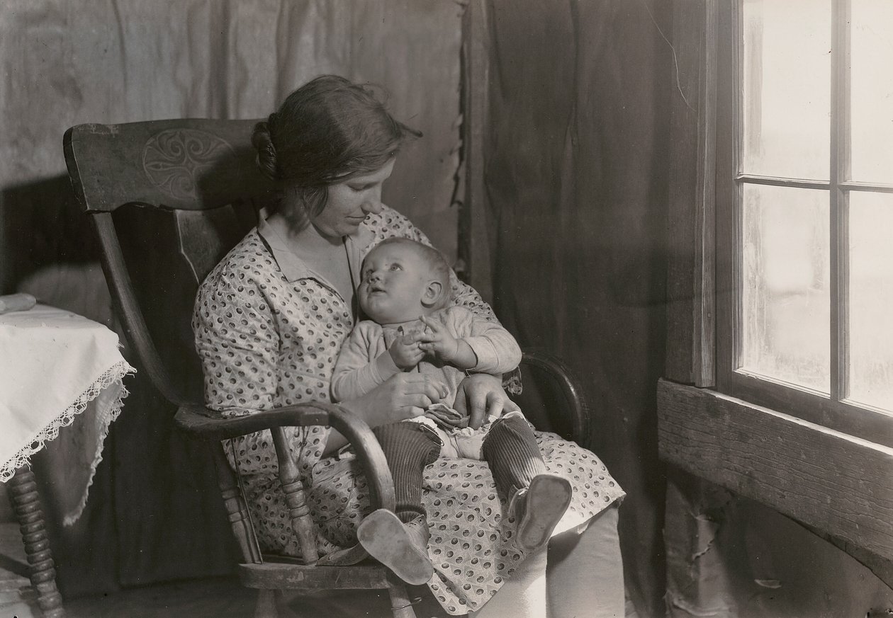 Oklahoma Madonna, (Punaisen Ristin kuivuuspalvelu) tekijältä Lewis Wickes Hine