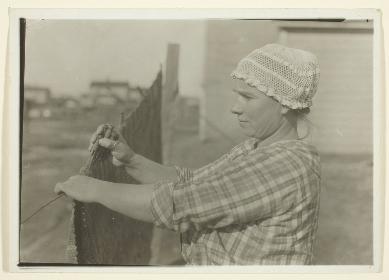 Slaavilaisen kaivostyöläisen vaimo, New Dubois, Pennsylvania tekijältä Lewis Wickes Hine