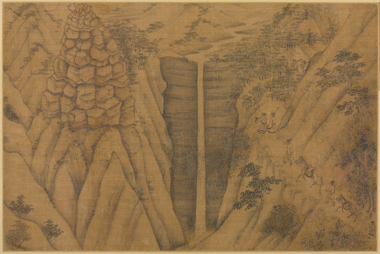 Asuin Longmian Sleeping Dragon -vuorilla 1100-1200-luvulla. tekijältä Li Gonglin