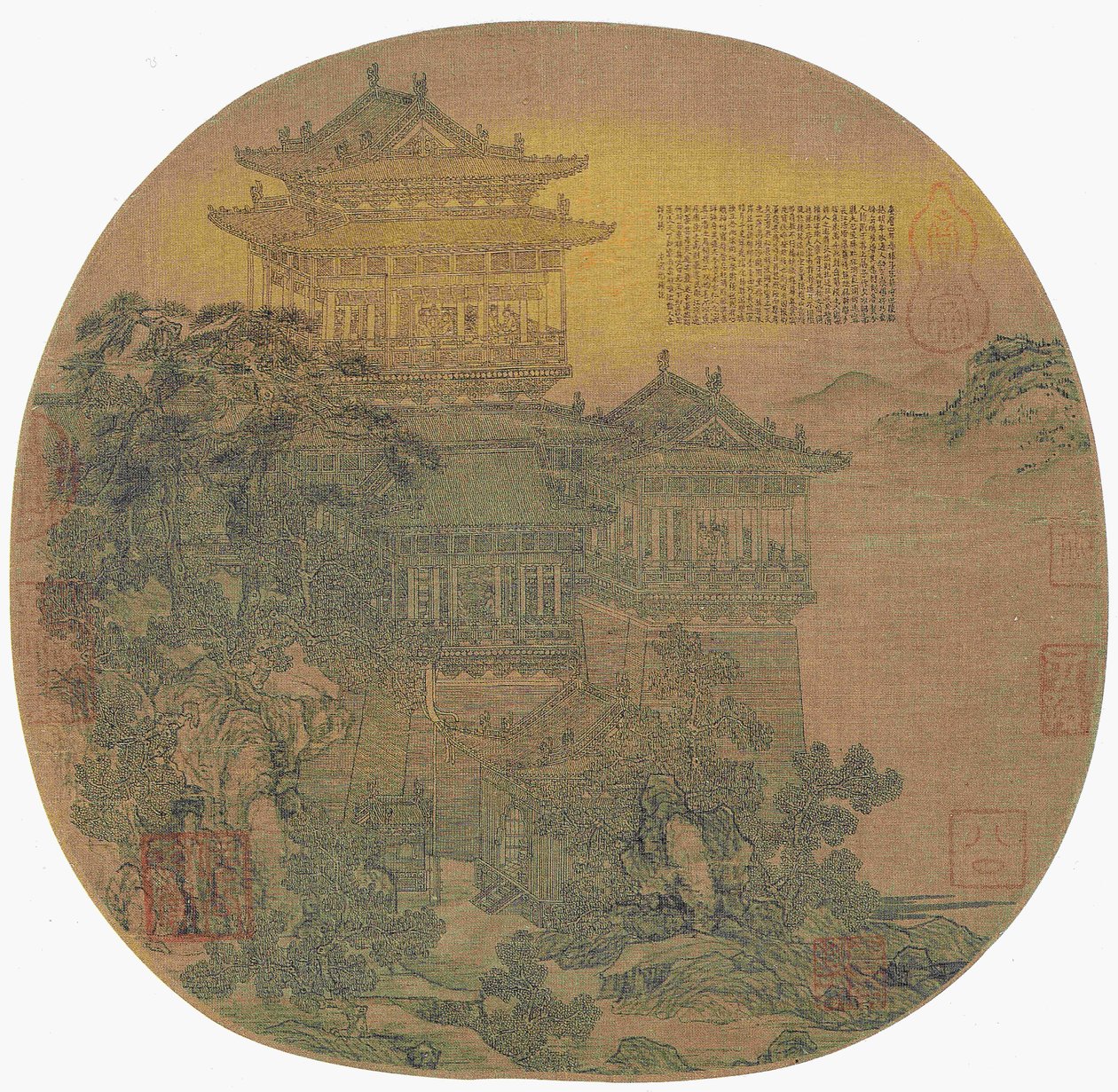 he UE Yang lookout by l is Heng (laki 908-925) tekijältä Li Sheng