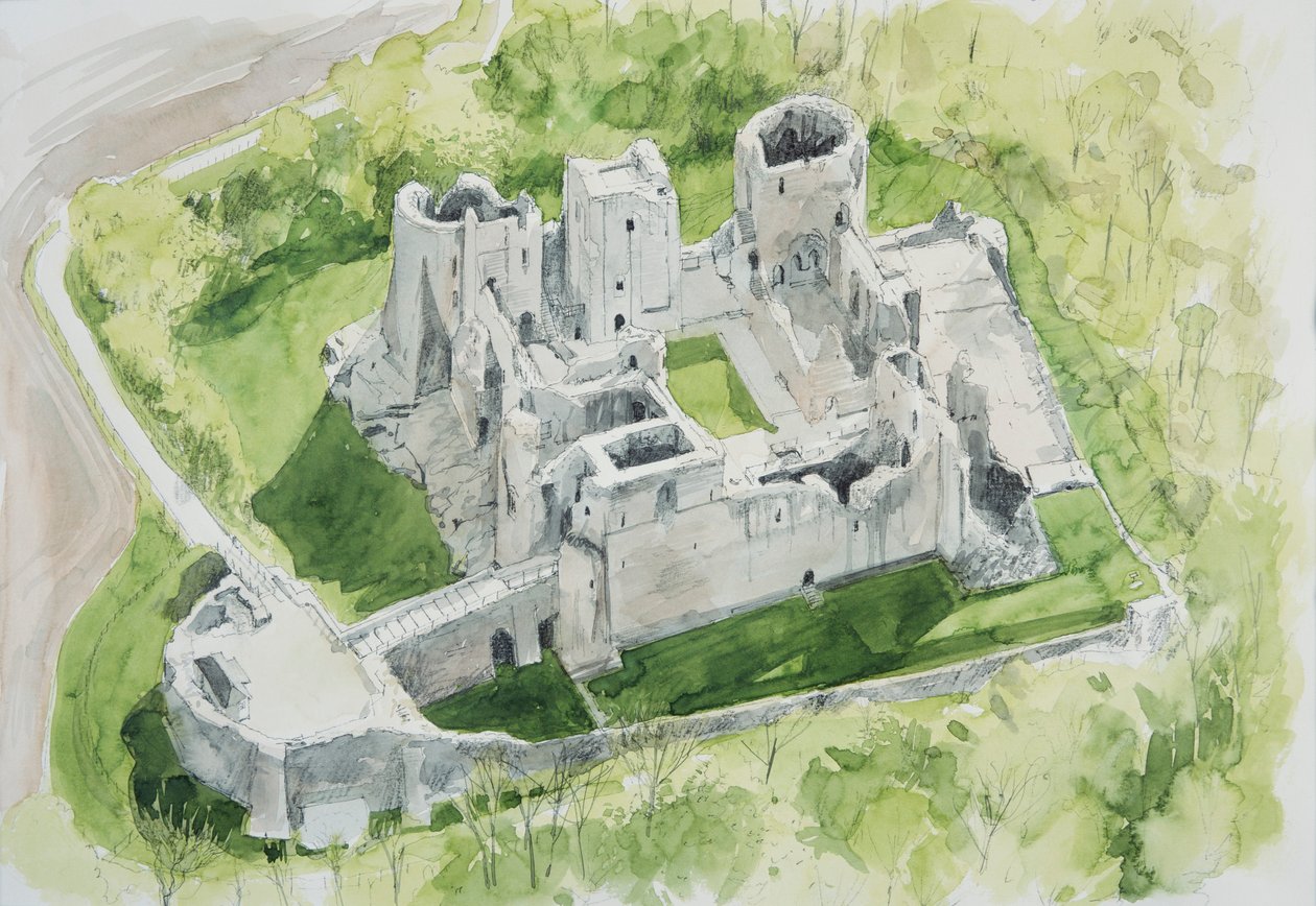 Goodrich Castle, Herefordshire, c1994-c2005 tekijältä Liam Wales