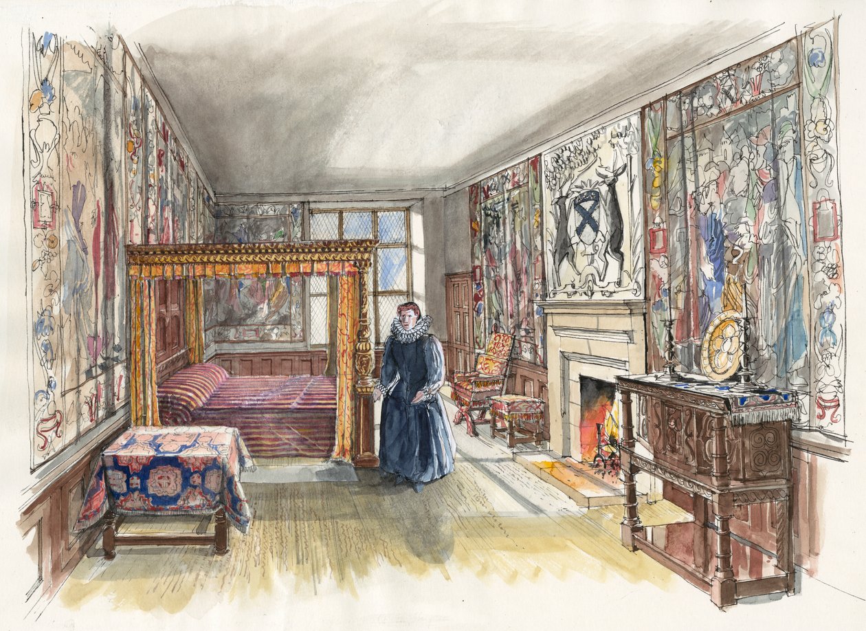 Hardwick Old Hall, 1601, c2000-2010. tekijältä Liam Wales
