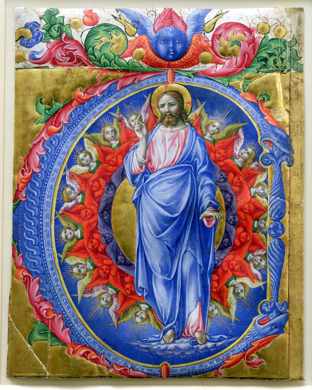 Kristus kirkkaudessa, n. 1467 tekijältä Liberale da Verona