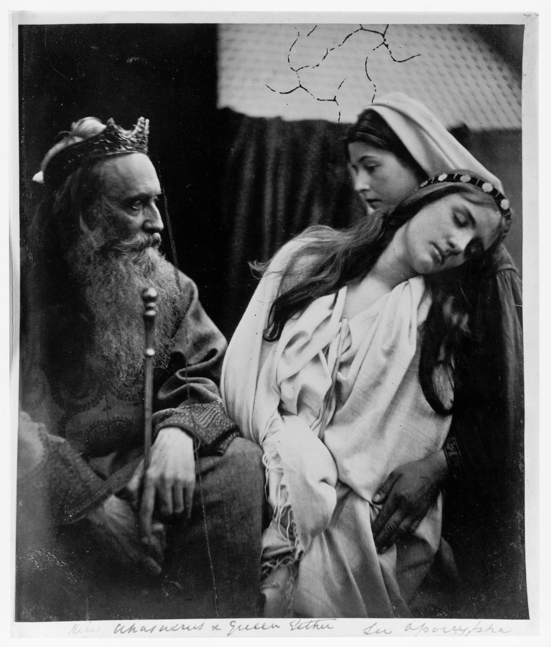 "Ahasverus ja kuningatar Ester" (Xerxes Ier (tai Assuerus Ier) ja kuningatar Esther) tekijältä Unbekannt Unbekannt