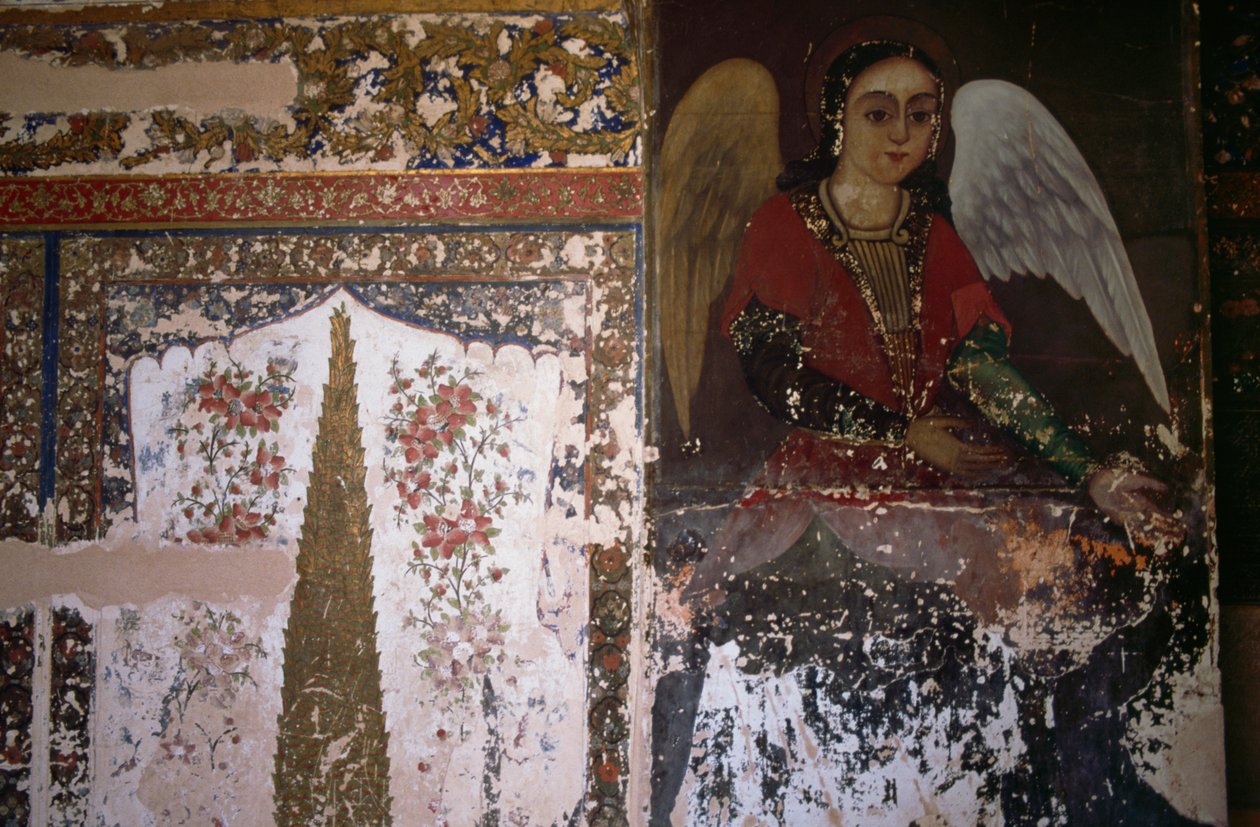 Enkeli, armenialainen Vankin katedraali tai pyhien sisarten kirkko, Isfahan (Esfahan), Iran tekijältä Unbekannt Unbekannt